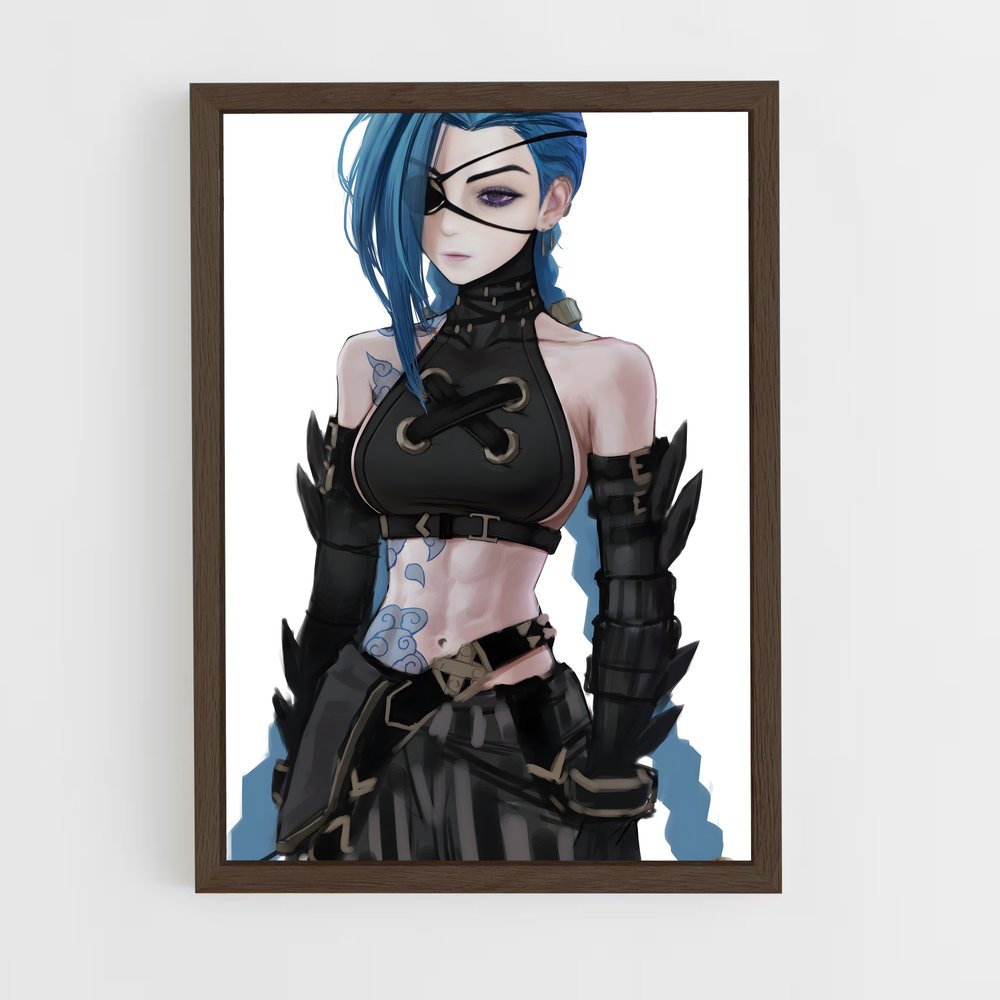 Poster Jinx au Folie – affiche League Of Legends (vue 5)
